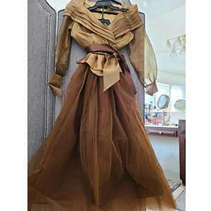 Long A-line Maxi Halloween Tulle Tutu Skirt For Women Puffy Skirt PC05