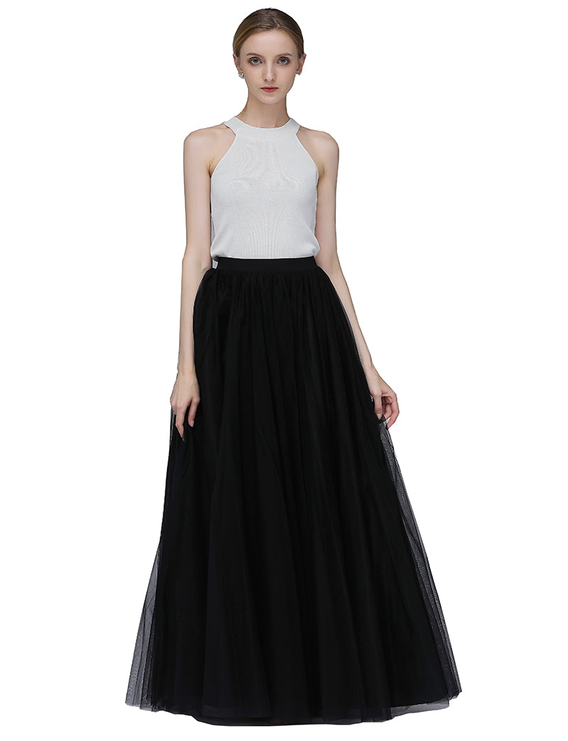 スカート big volume tulle skirt navy bibiy epine Amazon.com: Women's Winter Skirts Layered Tulle Tiered Long